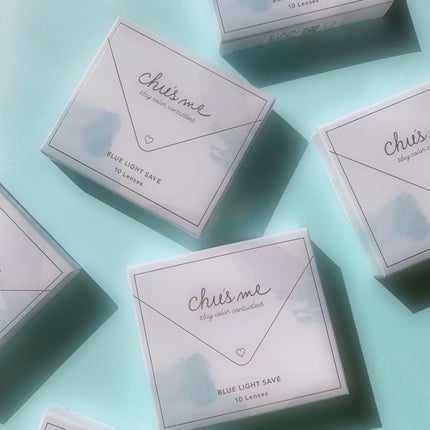 Chu's me BLUE LIGHT SAVE 1day/Chu's me/カラーコンタクトレンズを使ったクチコミ(10枚目)