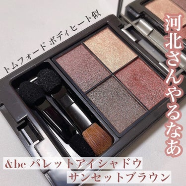 パレットアイシャドウ/＆be/アイシャドウパレットを使ったクチコミ（1枚目）