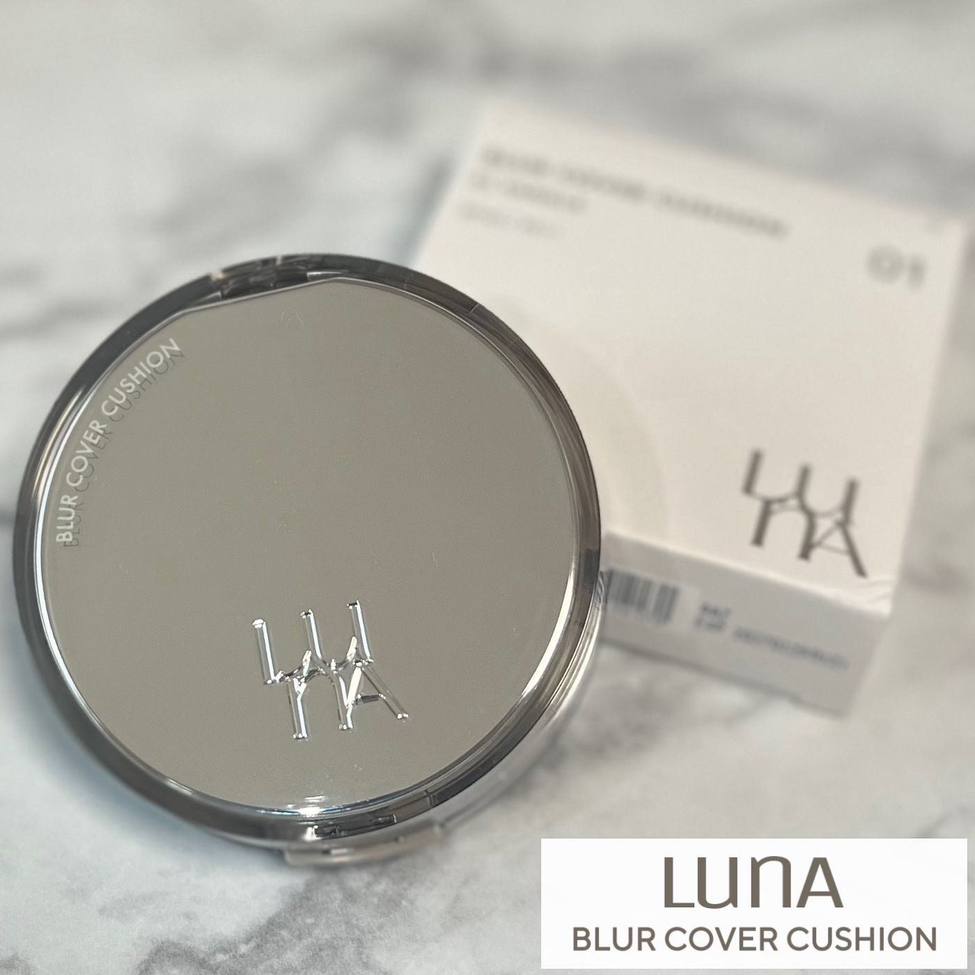 ブラーカバークッション/LUNA/クッションファンデーションを使ったクチコミ（1枚目）