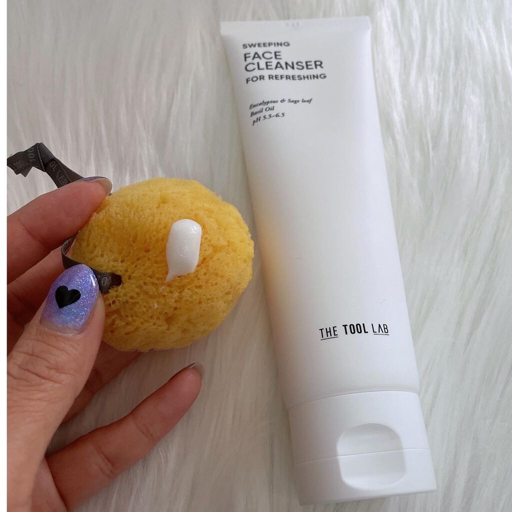 天然海綿スポンジ/THE TOOL LAB/その他スキンケアグッズを使ったクチコミ（3枚目）