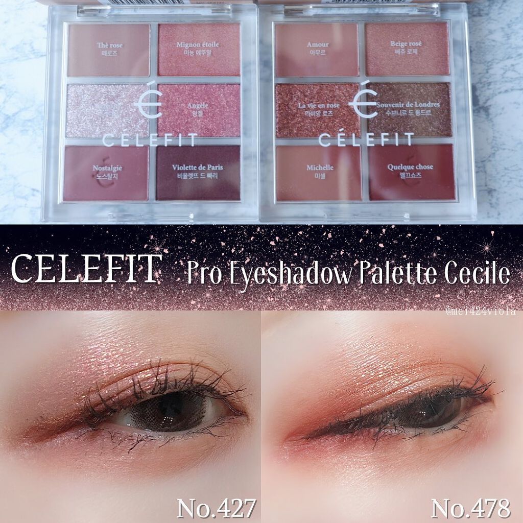 プロアイシャドウパレットセシル/CELEFIT/アイシャドウパレットを使ったクチコミ(1枚目)