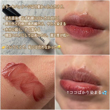 ノンセクショングローリーティント/EQUMAL/リップティントを使ったクチコミ(6枚目)