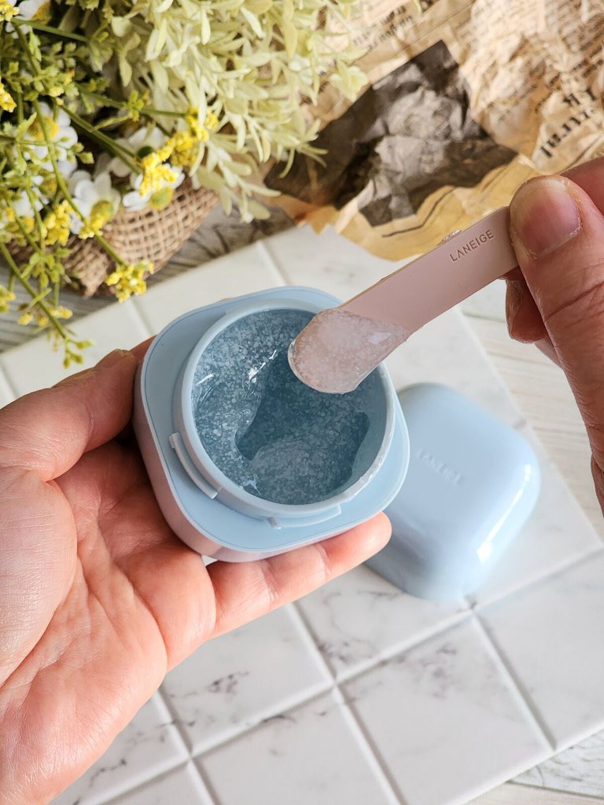 ウォーターバンク ジェルクリーム/LANEIGE/フェイスクリームを使ったクチコミ(3枚目)