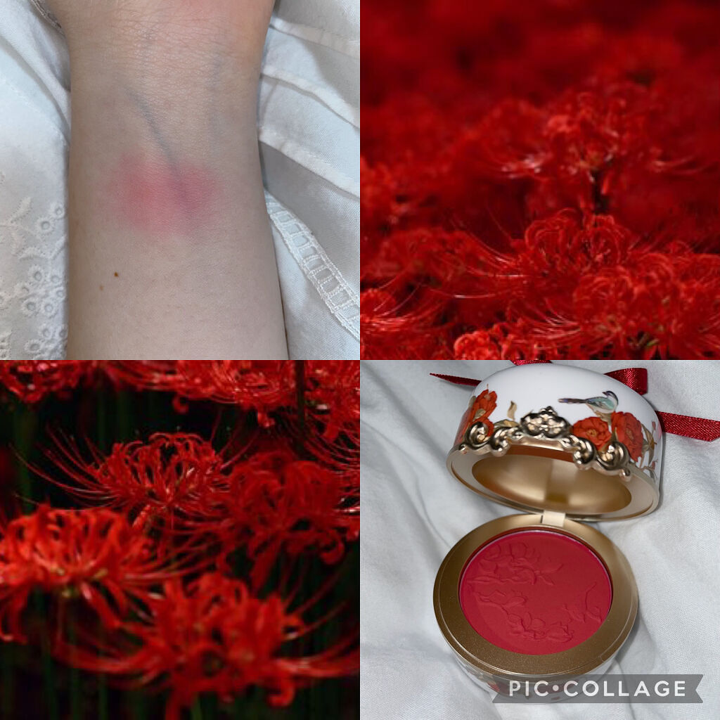 花神シリーズ チークブラッシュ/FlowerKnows/パウダーチークを使ったクチコミ（2枚目）