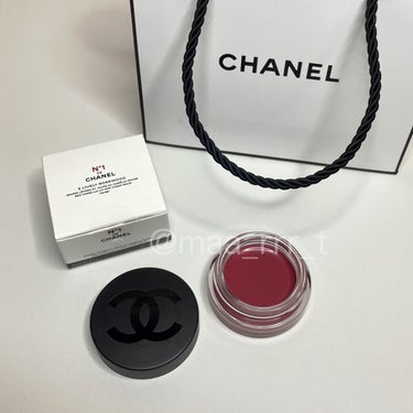  リップ＆チーク ボーム N°1 ドゥ シャネル 5 ライヴリー ローズウッド/CHANEL/口紅を使ったクチコミ（1枚目）