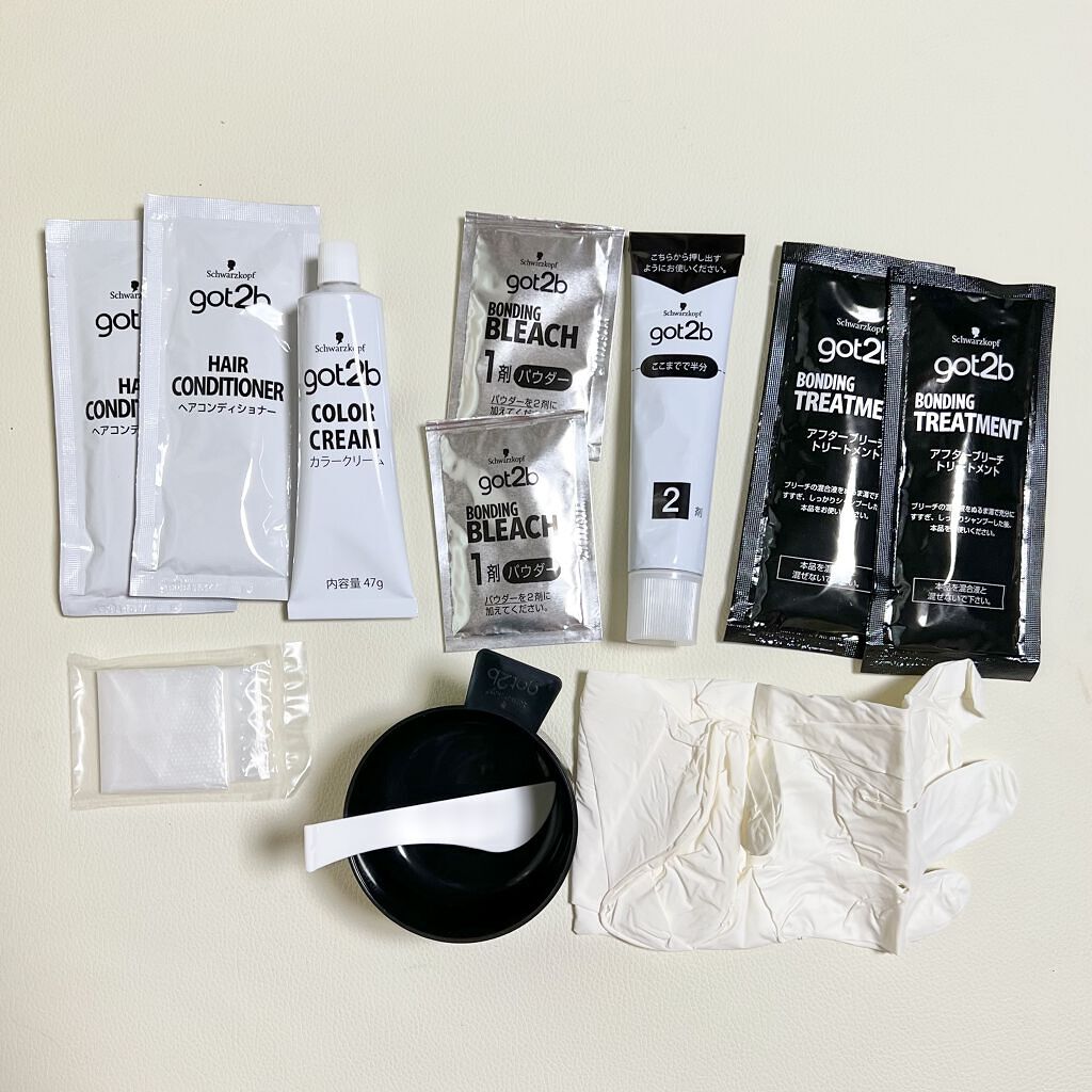 カラークリーム/got2b/ヘアカラーを使ったクチコミ（3枚目）