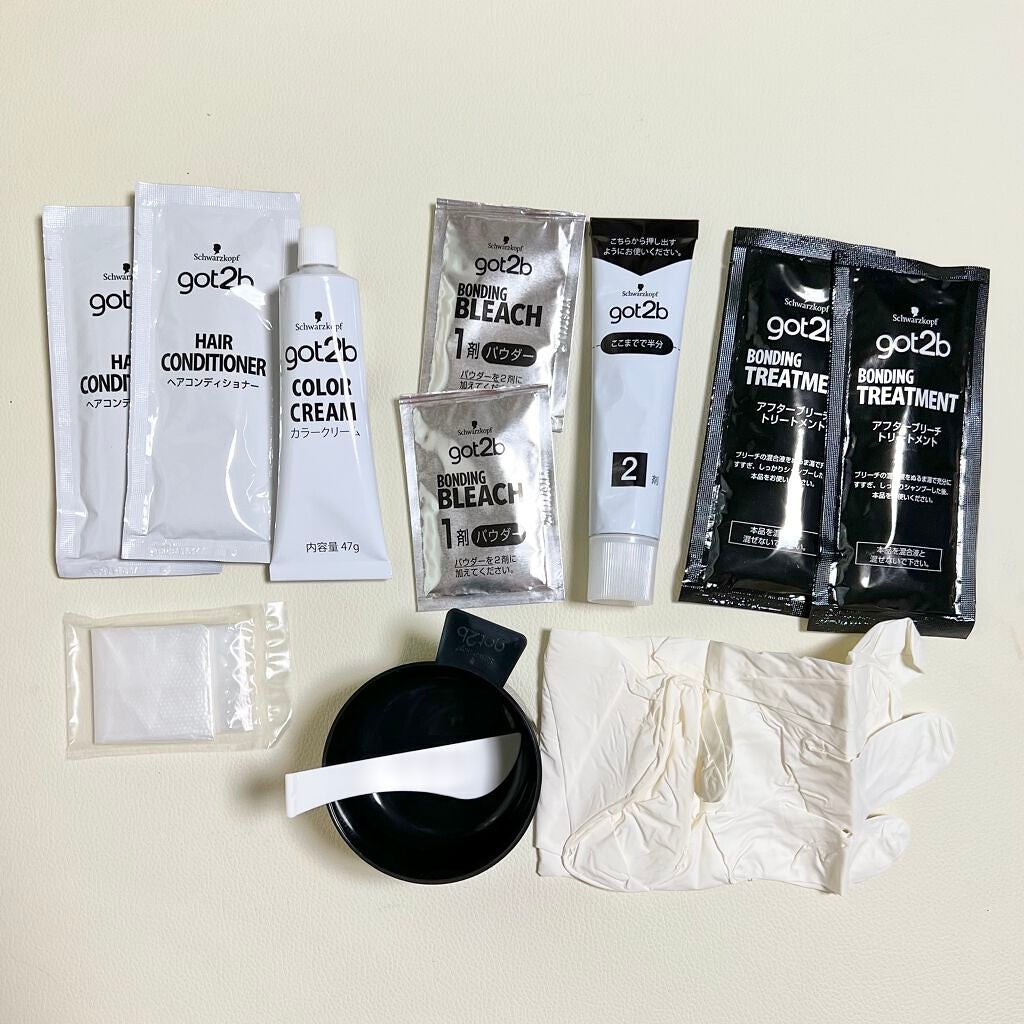 カラークリーム/got2b/ヘアカラーを使ったクチコミ(3枚目)