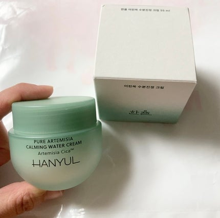 ピュアアルテミシア カーミングウォータークリーム/HANYUL(ハンユル)/フェイスクリームを使ったクチコミ(1枚目)