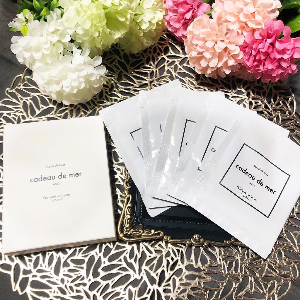 バスパウダー/cadeau de mer/炭酸系入浴剤を使ったクチコミ（2枚目）