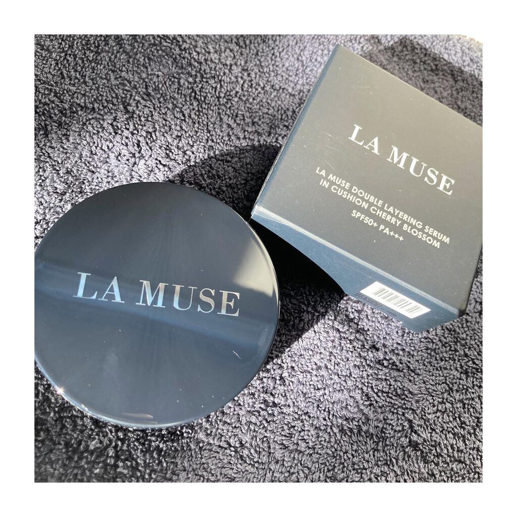 DOUBLE LAYERING SERUM IN CUSHIO CHERRY BLOSSOM/ラミューズ/クッションファンデーションを使ったクチコミ（1枚目）