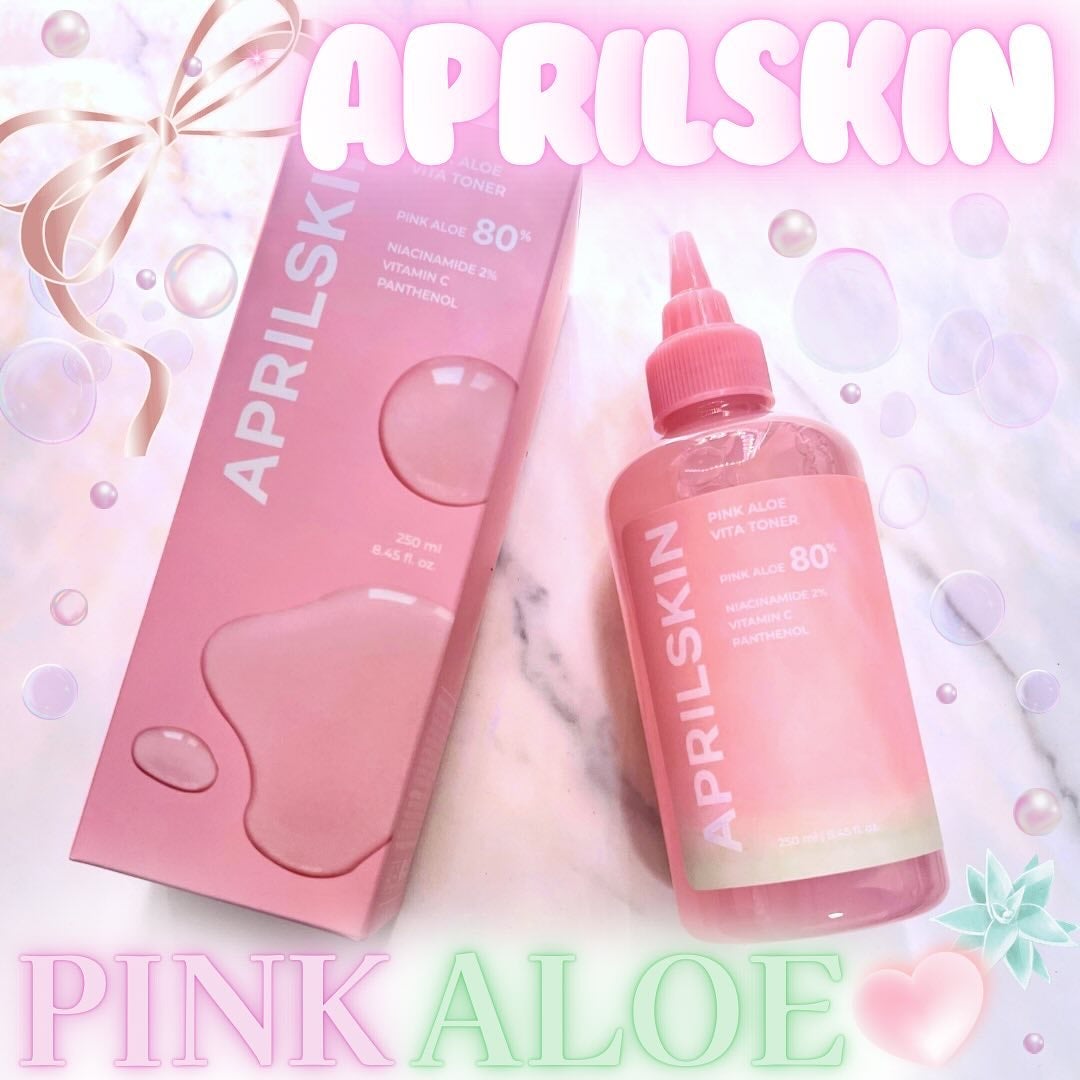 ピンクアロエビタトナー/APRILSKIN/化粧水を使ったクチコミ(1枚目)