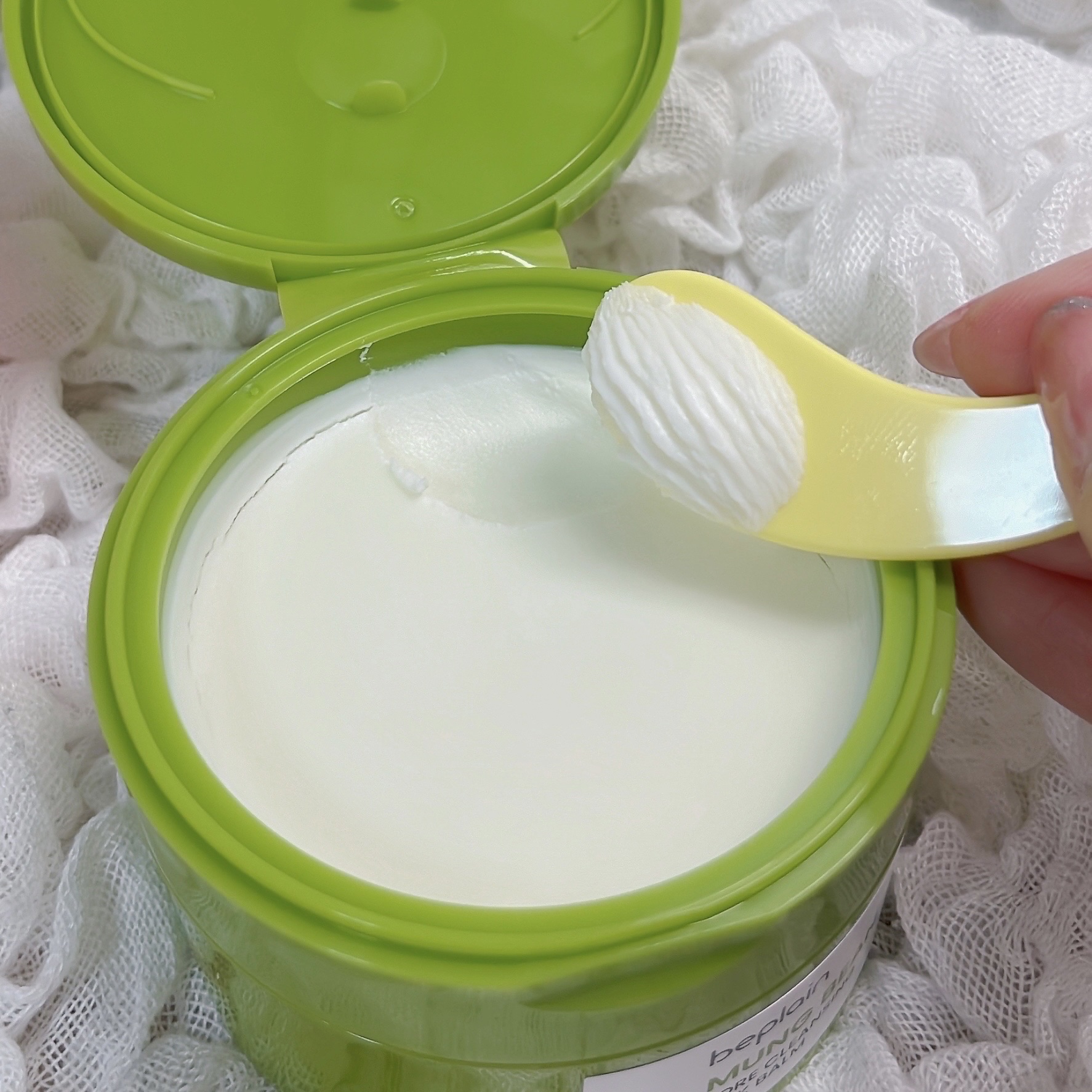 緑豆毛穴クレイパック/beplain/洗い流すパック・マスクを使ったクチコミ（3枚目）