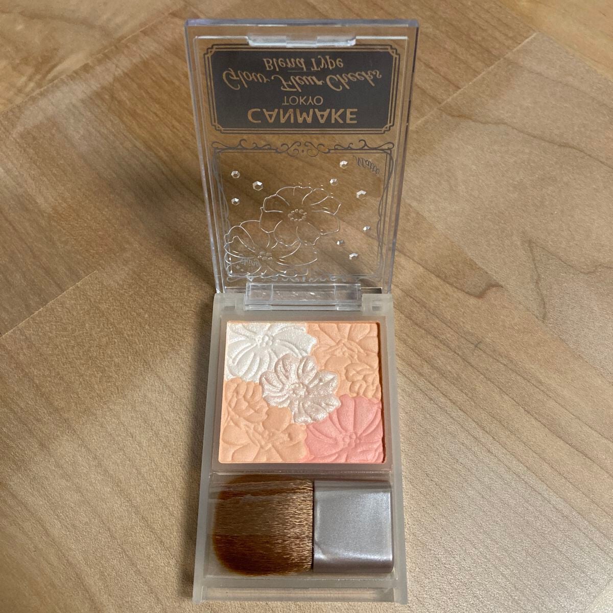 グロウフルールチークス(ブレンドタイプ)/キャンメイク/パウダーチークを使ったクチコミ(2枚目)