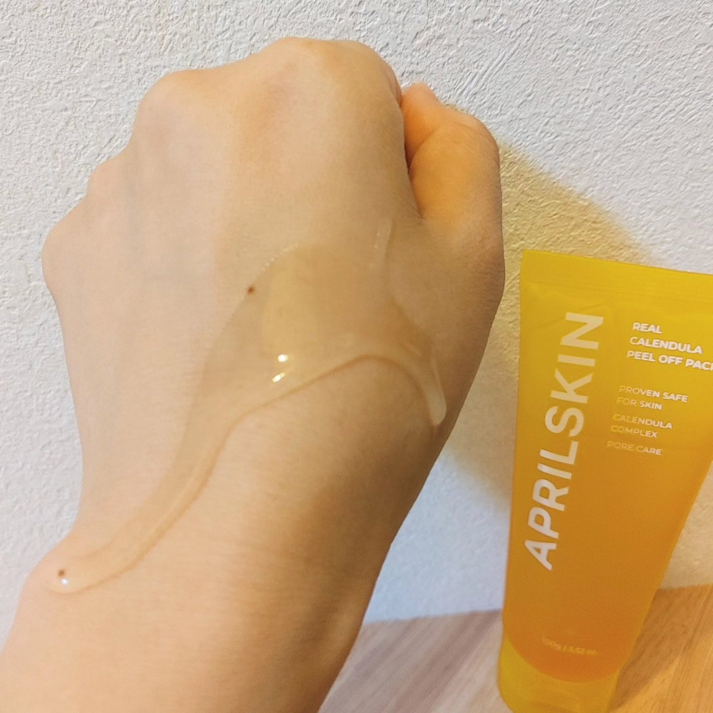 リアルカレンデュラピールオフパック/APRILSKIN/ピーリングを使ったクチコミ(4枚目)