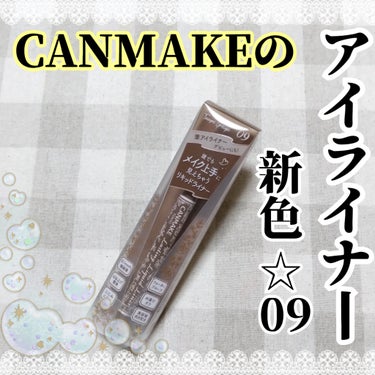 ラスティングリキッドライナー 09 トープグレージュ/キャンメイク/リキッドアイライナーを使ったクチコミ（1枚目）