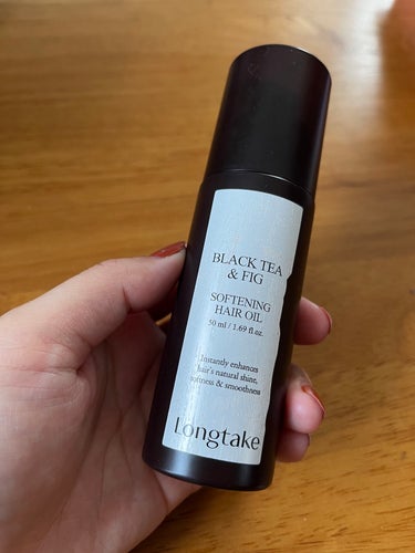 BLACK TEA & FIG SOFTENING HAIR OIL/Longtake/ヘアオイルを使ったクチコミ（2枚目）