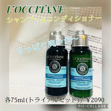 ファイブハーブス ピュアフレッシュネス シャンプー／コンディショナー/L'OCCITANE/シャンプー・コンディショナーを使ったクチコミ（1枚目）