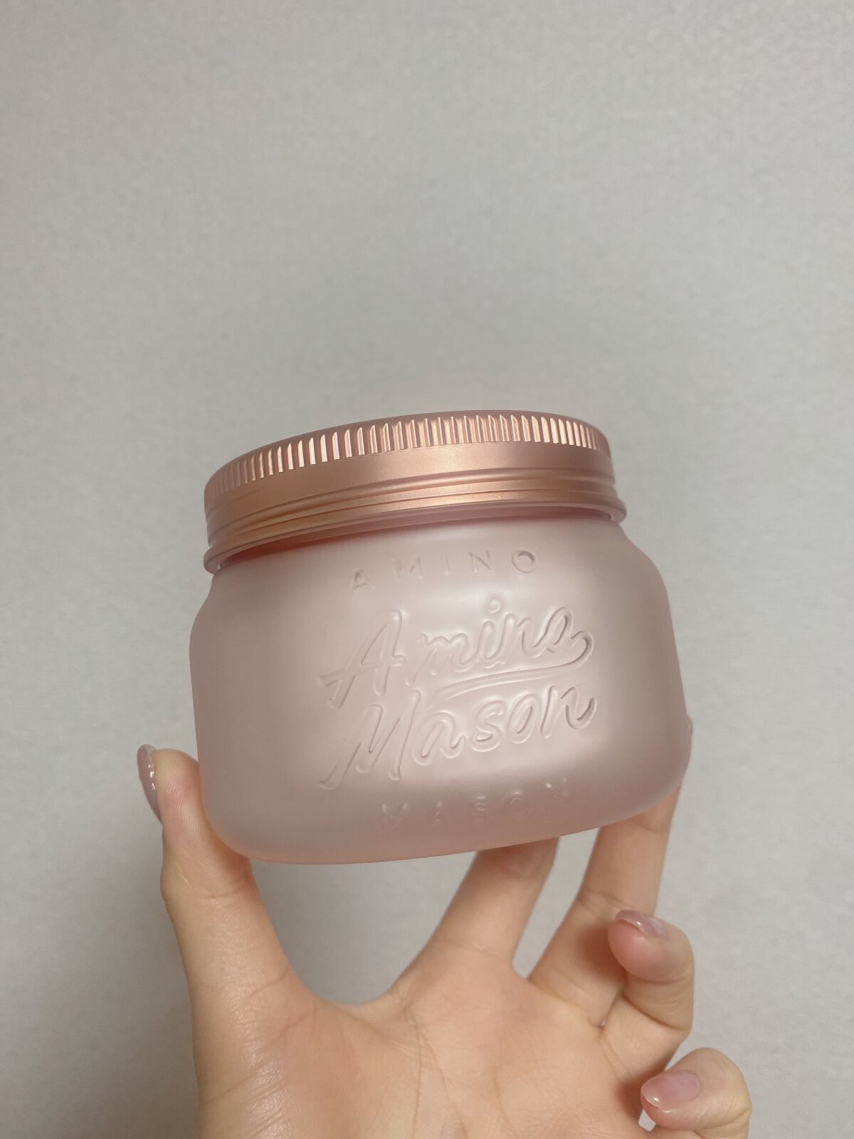 アミノメイソン プレミアムモイスト クリームマスク さくら  210g/アミノメイソン/ヘアマスク・ヘアパックを使ったクチコミ（1枚目）