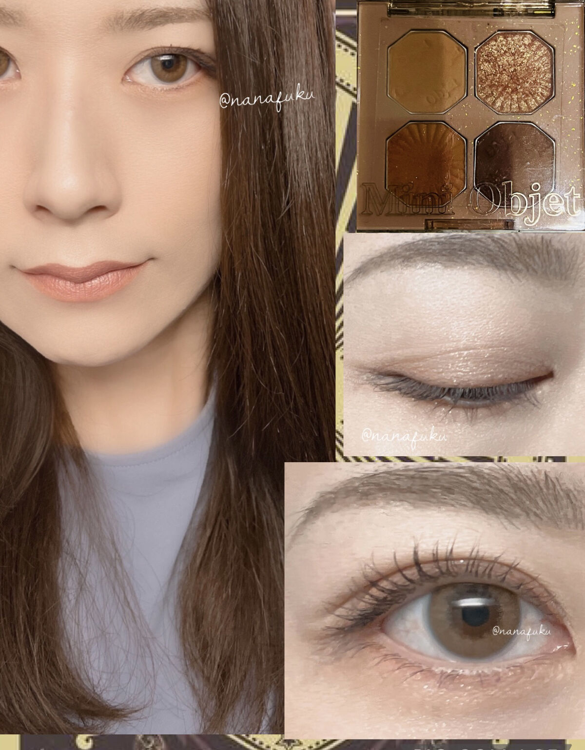 プレイカラーアイズ ミニオブジェ ピーチシェルトレイ/ETUDE/アイシャドウパレットを使ったクチコミ（2枚目）