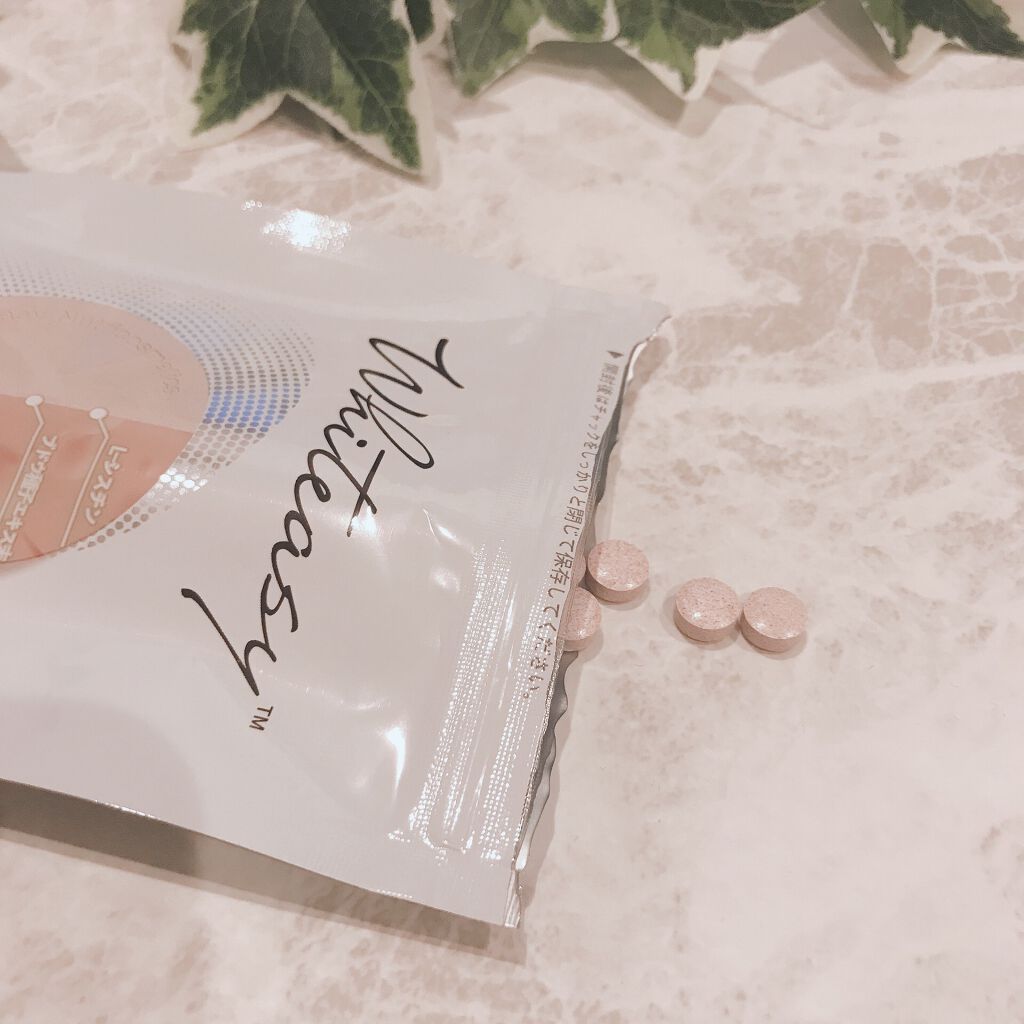 Whiteasy L-シスチン・ビタミンE含有加工食品/合一製薬/美容サプリメントを使ったクチコミ(4枚目)