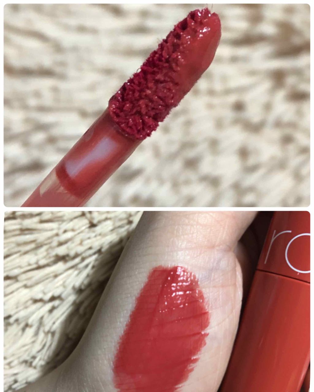 ジューシーラスティングティント/rom&nd/リップティントを使ったクチコミ(1枚目)