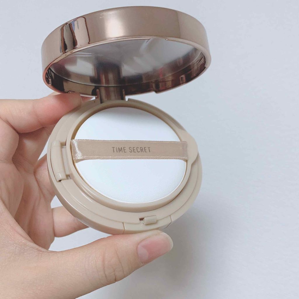 タイムシークレット ミネラルリキッドクッション /TIME SECRET/クッションファンデーションを使ったクチコミ(2枚目)