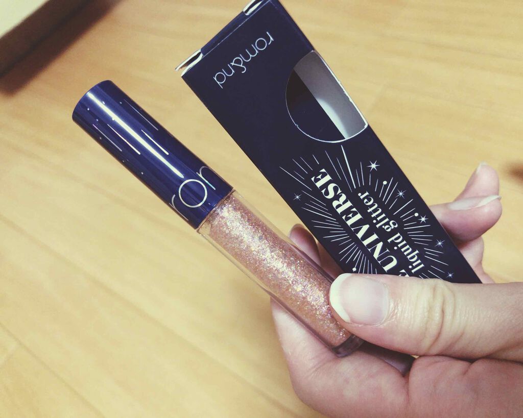 リキッド グリッター シャドウ/rom&nd/グリッターを使ったクチコミ(1枚目)