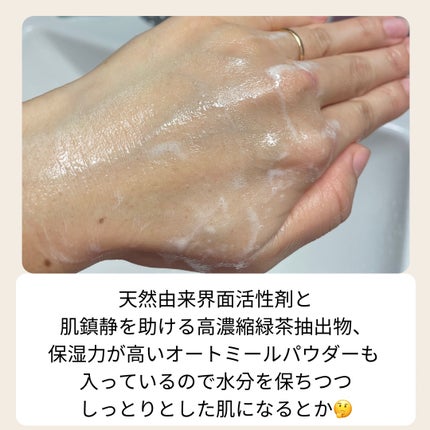 グリーンオートクレンジングホイップ/THE A'VVE/その他洗顔料を使ったクチコミ(6枚目)