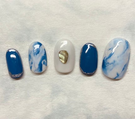 ジェルネイル(ライト対応)/セリア/ジェルネイルを使ったクチコミ(2枚目)