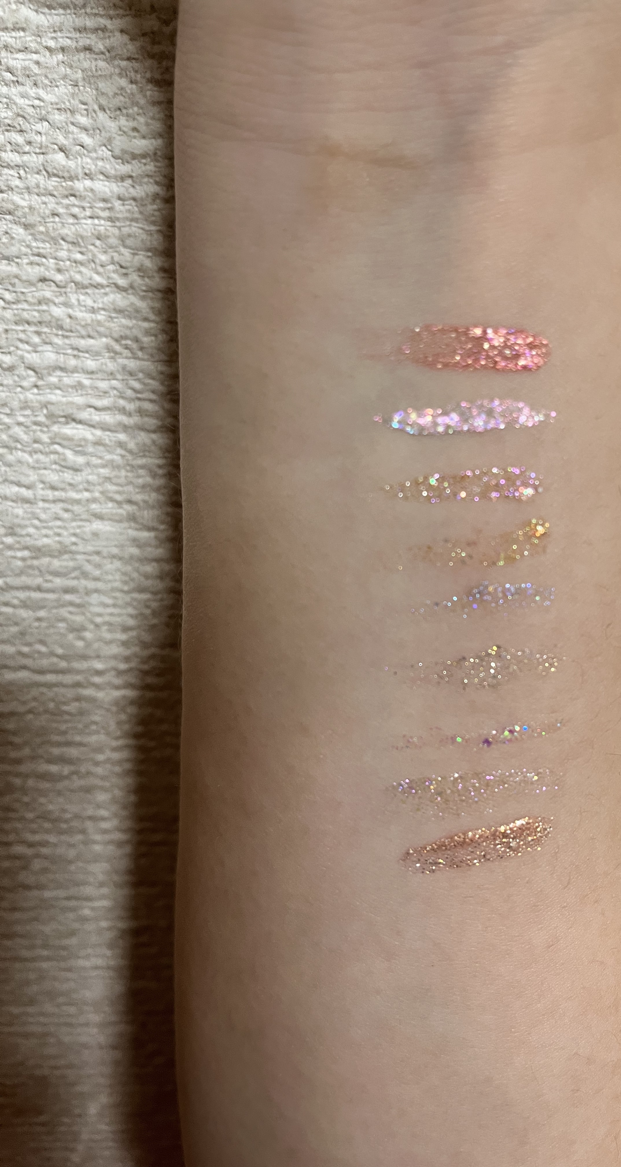 リキッド グリッター シャドウ/rom&nd/グリッターを使ったクチコミ（3枚目）