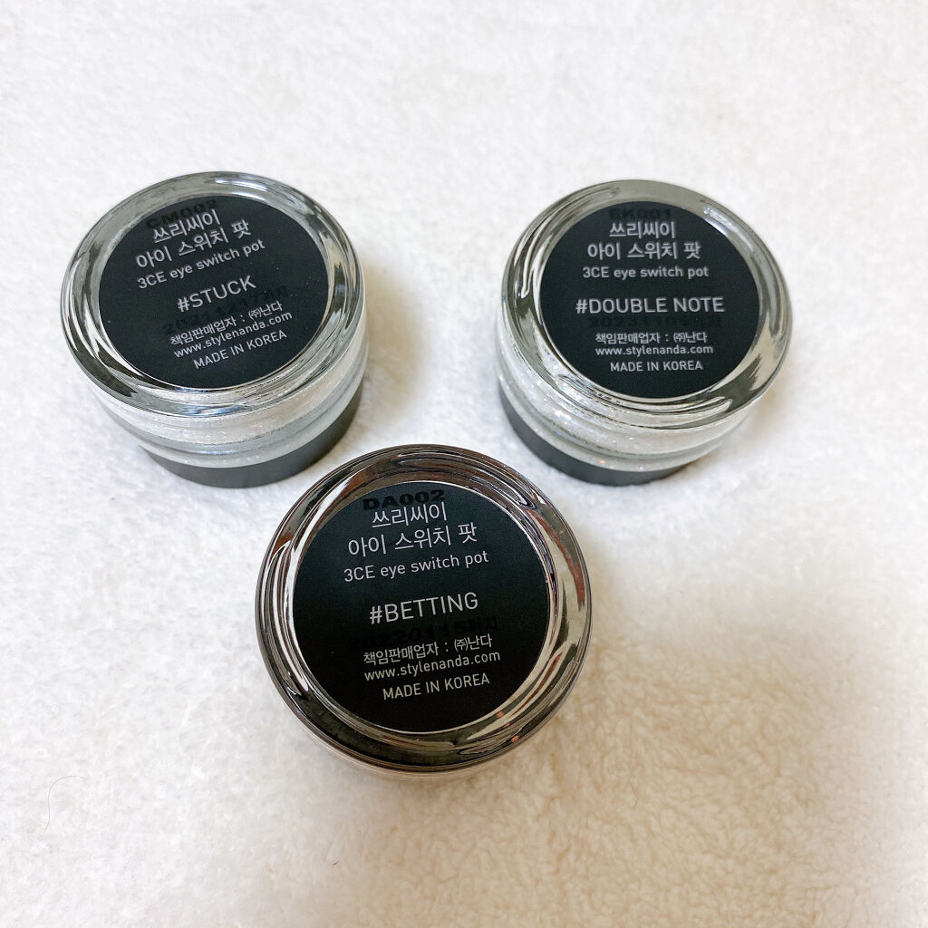 3CE EYE SWITCH POT/3CE/単色アイシャドウを使ったクチコミ（3枚目）