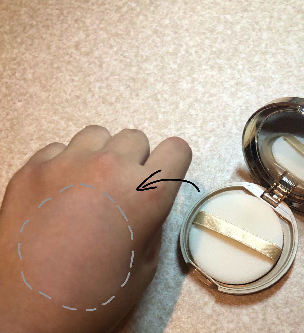 あおい on LIPS 「【使った商品】CANMAKEマシュマロフィニッシュパウダー【崩..」(2枚目)