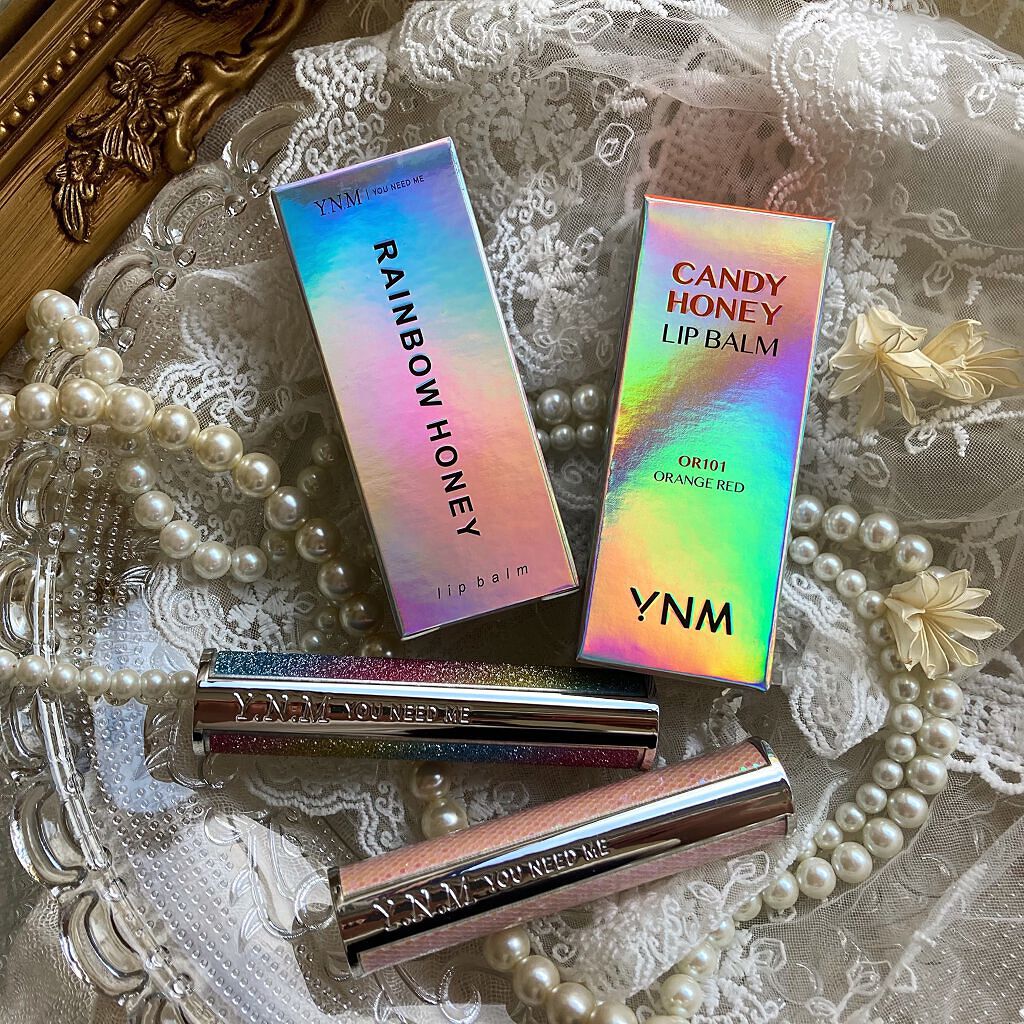 YNM  レインボーハニーリップバーム/YNM/リップバームを使ったクチコミ（1枚目）