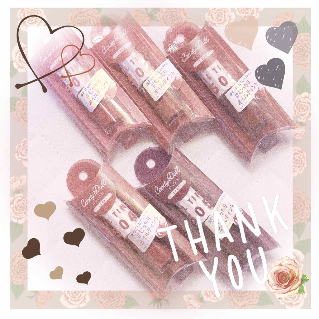 ケアオイルティントリップ/CandyDoll/リップティントを使ったクチコミ(1枚目)