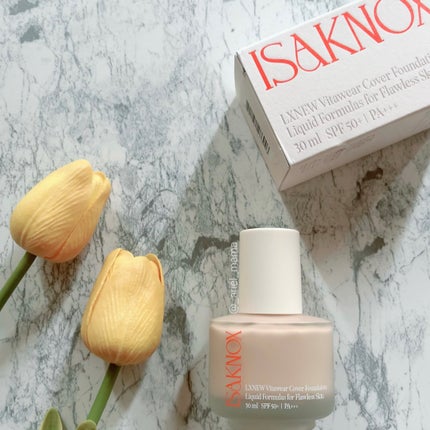 ビタウェアカバーファンデーション 30ml/ISAKNOX(イザノックス)/リキッドファンデーションを使ったクチコミ(1枚目)