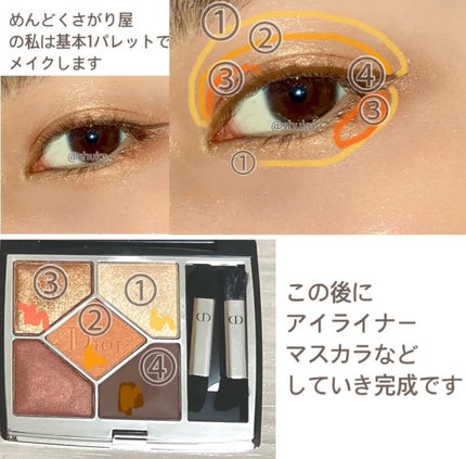 スキンモデリングアイズ/LUNASOL/アイシャドウパレットを使ったクチコミ(4枚目)