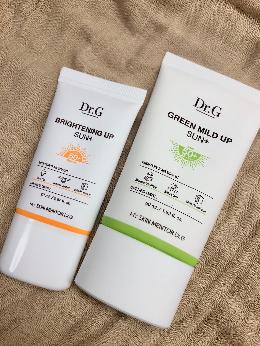 ブライトニングアップサンプラス/Dr.G/日焼け止めクリームを使ったクチコミ(1枚目)