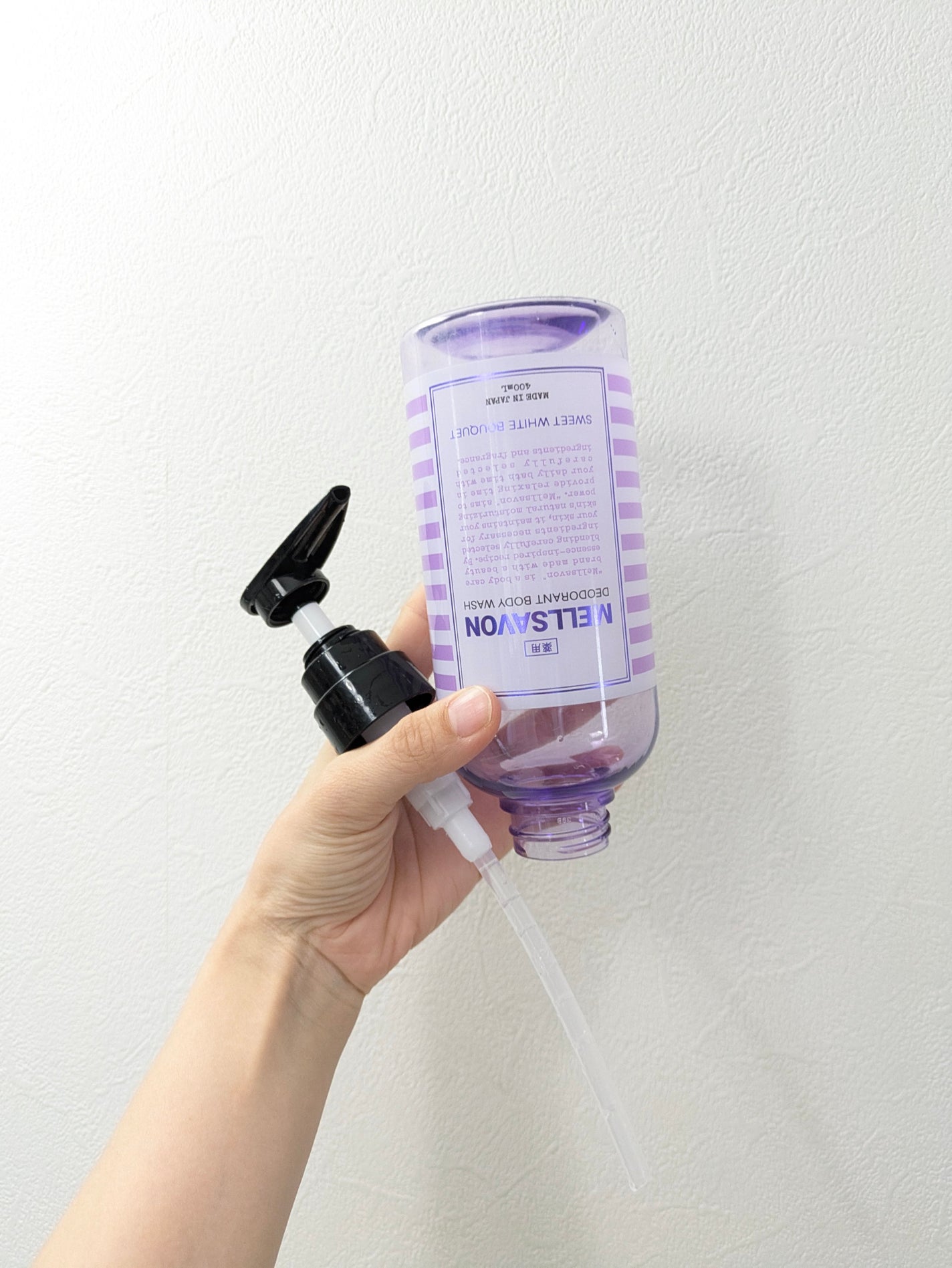 メルサボン デオドラント ボディウォッシュ スイートホワイトブーケ/Mellsavon/ボディソープを使ったクチコミ(1枚目)