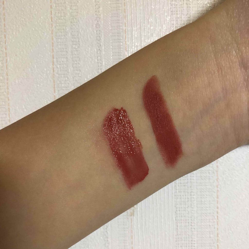 ジューシーラスティングティント/rom&nd/リップティントを使ったクチコミ（2枚目）