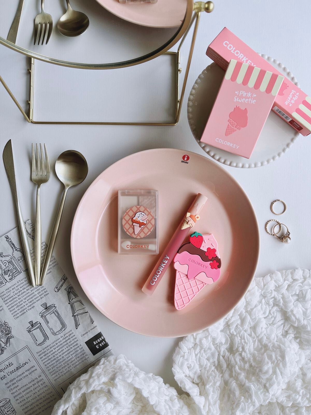 四色アイシャドウパレット/COLORKEY/アイシャドウパレットを使ったクチコミ(1枚目)