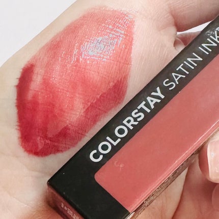 カラーステイ サテン インク/REVLON/口紅を使ったクチコミ(2枚目)