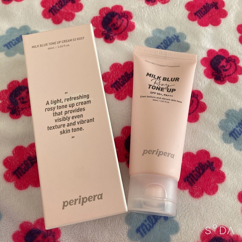 ミルク ブラー トーン アップ クリーム/PERIPERA/化粧下地を使ったクチコミ(1枚目)