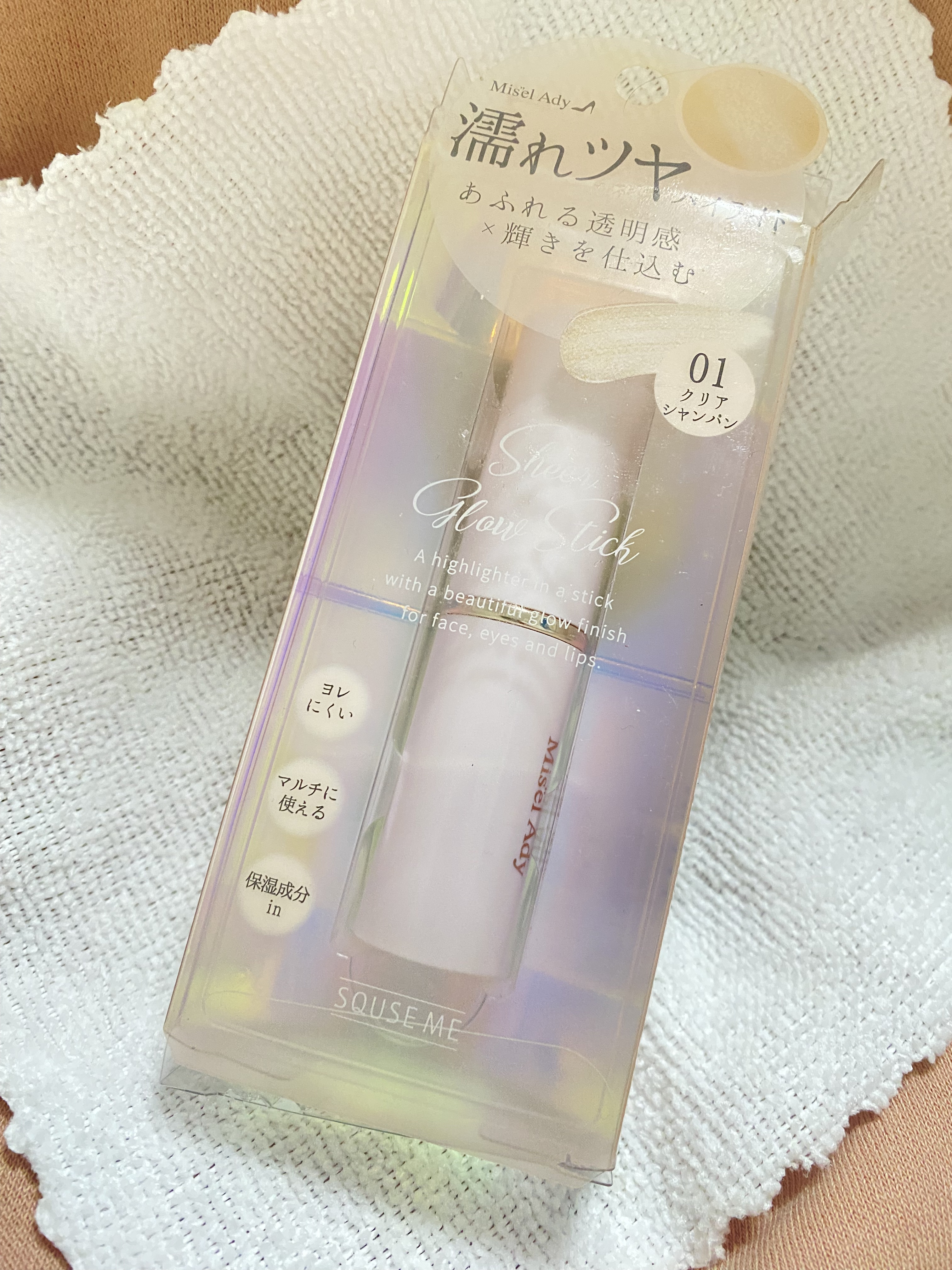 シアーグロウスティック  ハイライト/ミゼルエディ/スティックハイライトを使ったクチコミ（1枚目）