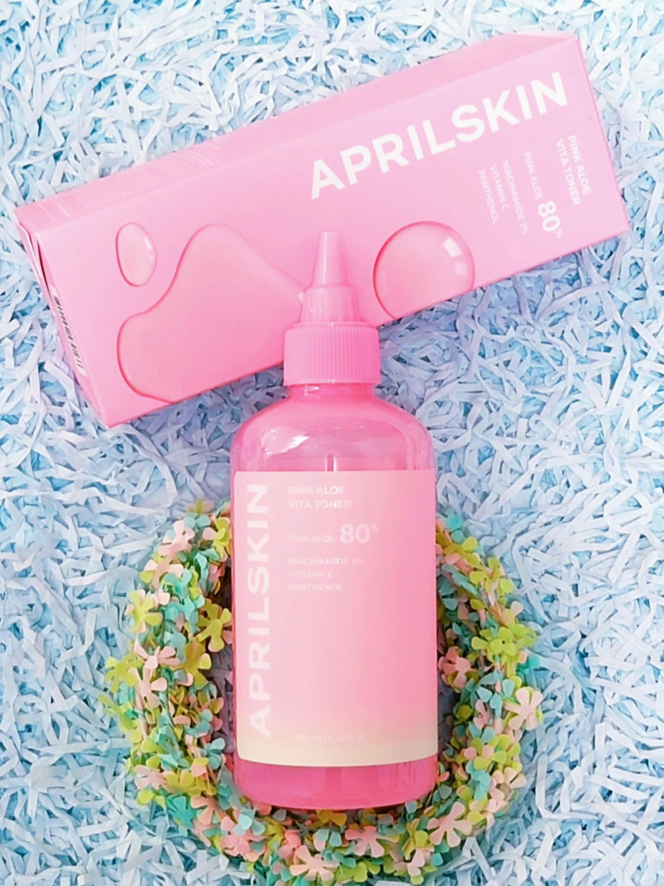 ピンクアロエビタトナー/APRILSKIN/化粧水を使ったクチコミ（1枚目）