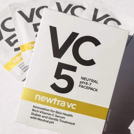 newtra VC 5 フェイスマスク/newtra vc/シートマスク・パックを使ったクチコミ(1枚目)