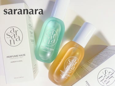 saranara
PERFUME HAZE 
HAIR & BODY MIST

髪やボディにサッとうるおいを与えてくれるコロンと可愛いミスト♡
爽やかな香りでこれからの汗ばむ季節にぴったり☝️朝の出か