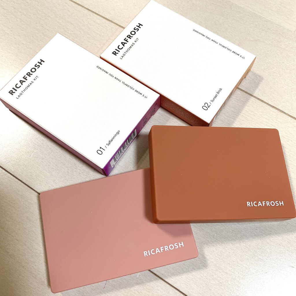 ラグトーマス・キット/RICAFROSH/アイシャドウパレットを使ったクチコミ（2枚目）