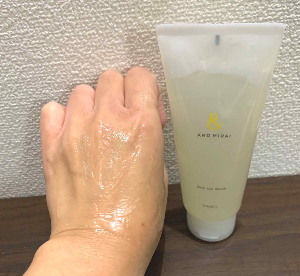 スキンアップウォッシュ/AND MIRAI/洗顔フォームを使ったクチコミ（3枚目）