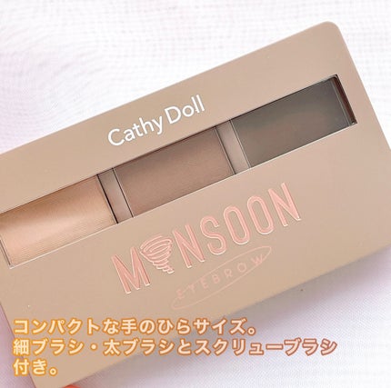 モンスーンアイブロウワックス/CathyDoll/その他アイブロウを使ったクチコミ(3枚目)