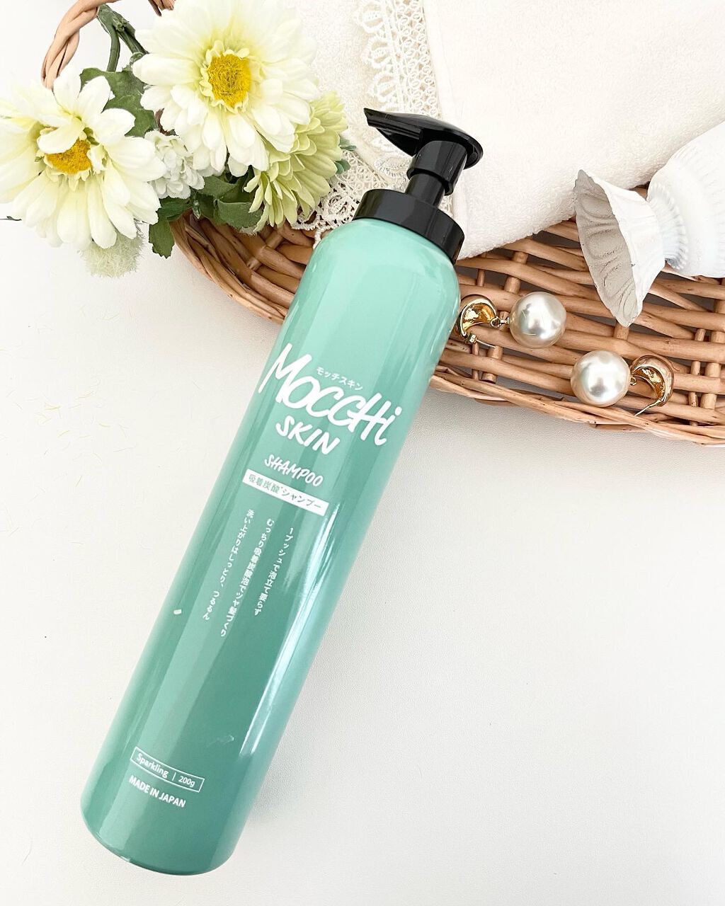 吸着スパークリングシャンプー /MoccHi SKIN/市販シャンプーを使ったクチコミ（1枚目）